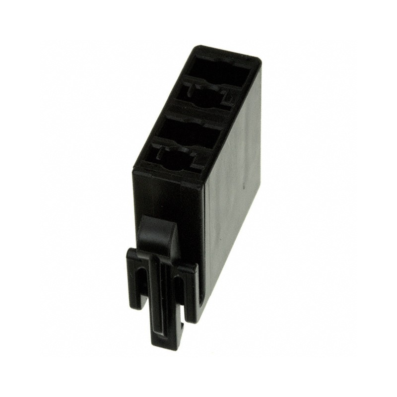 10 pcs : 1-2058299-2 - CONN HSNG RCPT&BLADE 4POS BLACK