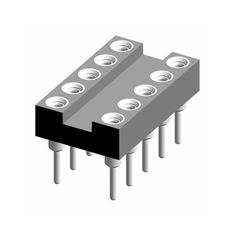 10 pcs : 110-87-210-41-001101 - CONN IC DIP SOCKET 10POS GOLD