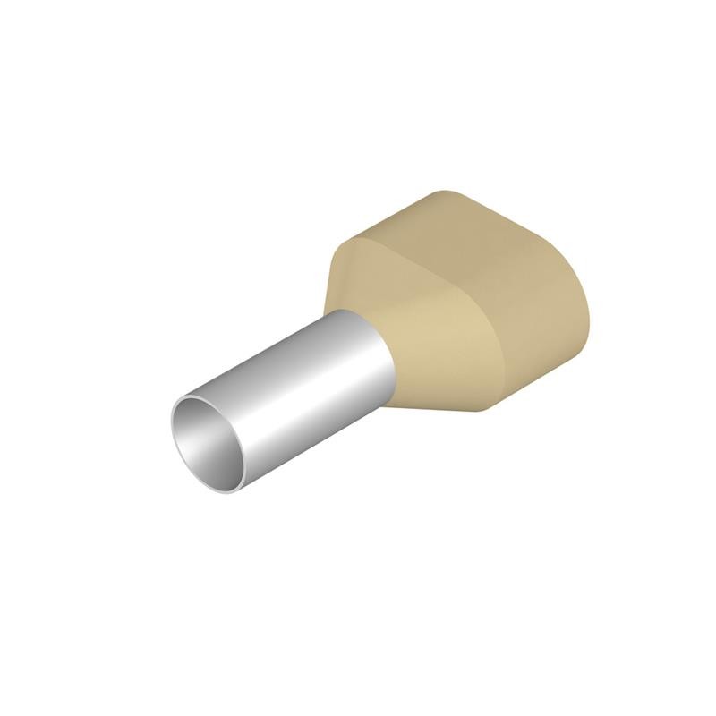 10 pcs : 9037340000 - CONN FERRULE 2X7AWG IVORY