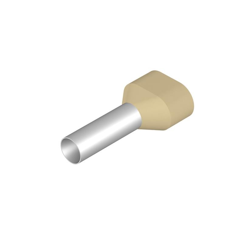 10 pcs : 9037350000 - CONN FERRULE 2X7AWG IVORY