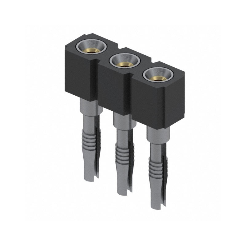 10 pcs : 346-43-103-41-013000 - CONN SOCKET SIP 3POS GOLD