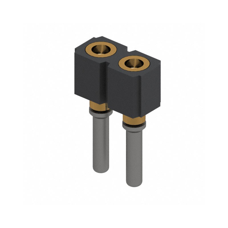 10 pcs : 714-43-102-31-018000 - CONN SOCKET SIP 2POS GOLD