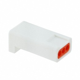 10 pcs : 1-2834075-3 - 3P REC, MINIATURE WATERPROOF CON