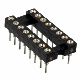 10 pcs : SA163000 - CONN IC DIP SOCKET 16POS GOLD