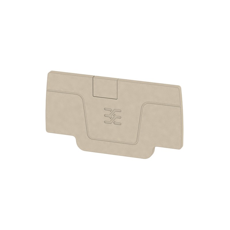 10 pcs : 1514400000 - CONN TERM BLK END PLATE BEIGE