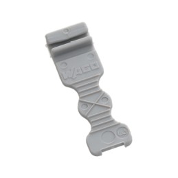 10 pcs : 734-327 - STRAIN RELIEF PLATE GRAY