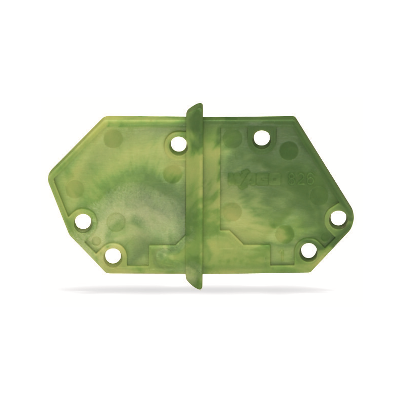 10 pcs : 826-158/000-016 - END PLATE SNAP-FIT TYPE 1.5 MM