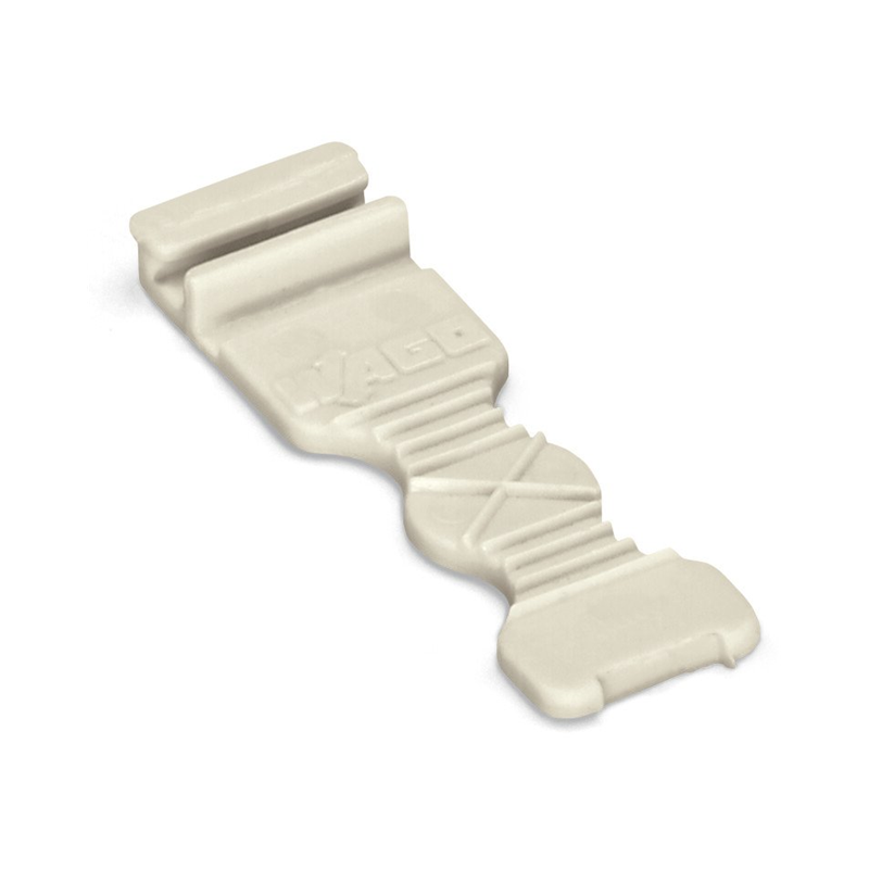 10 pcs : 734-127 - STRAIN RELIEF PLATE LIGHT GRAY