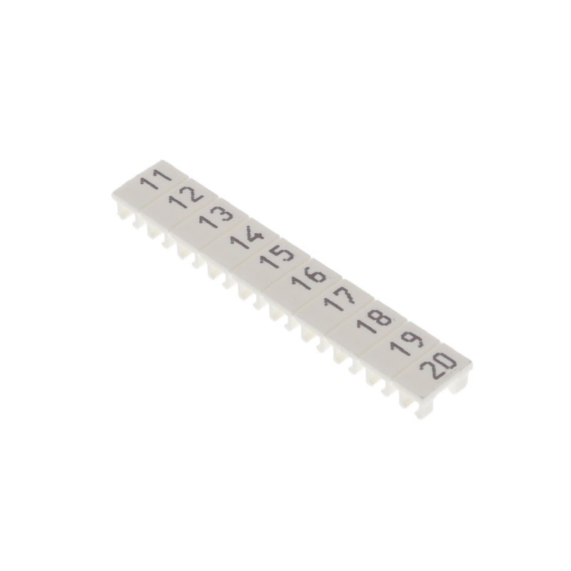 10 pcs : XW5Z-S2.5LB-11-20 - TB LABEL 2.5MM MARKING 11-20