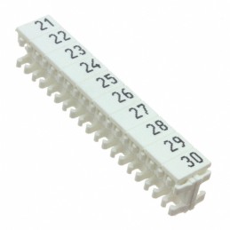 10 pcs : XW5Z-S2.5LB-21-30 - TB LABEL2.5MM MARKING 21-30