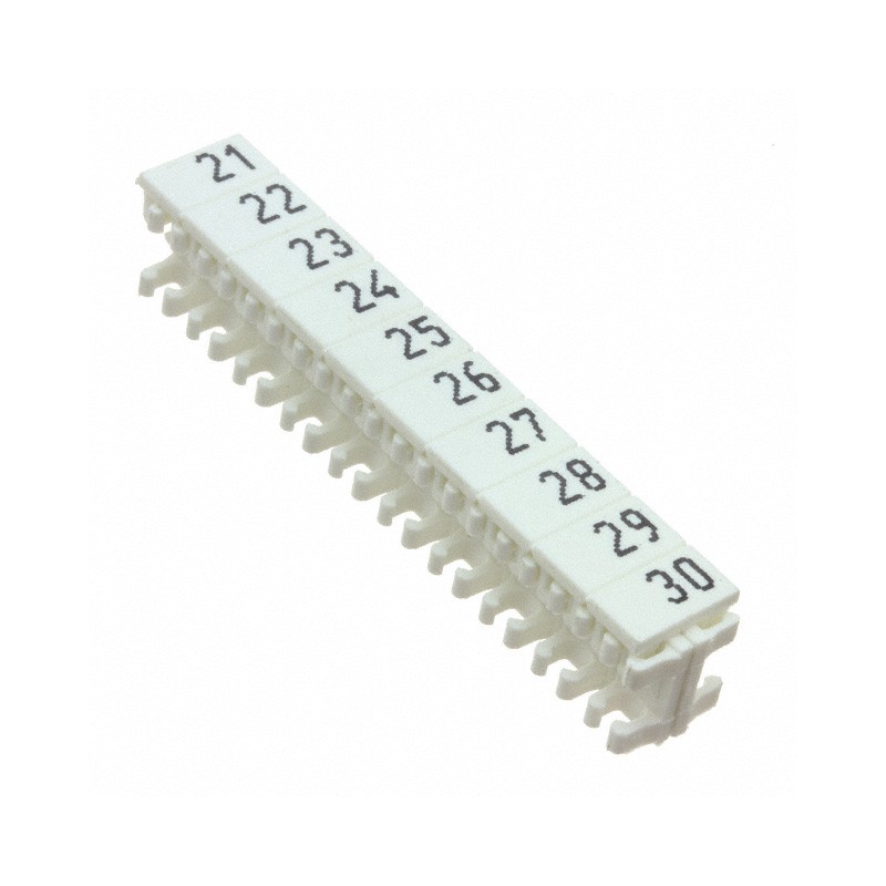 10 pcs : XW5Z-S2.5LB-21-30 - TB LABEL2.5MM MARKING 21-30
