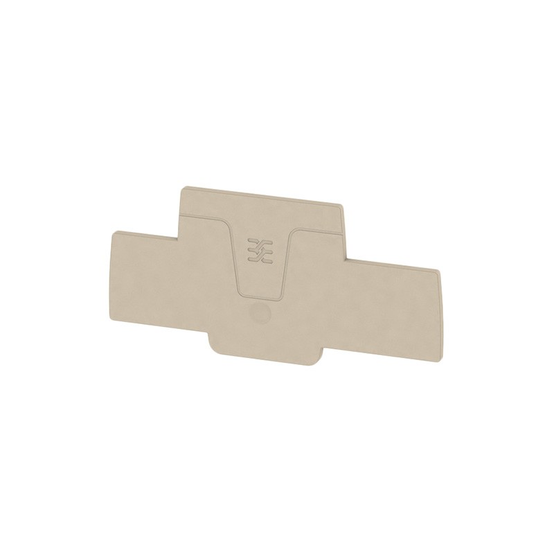 10 pcs : 1547690000 - CONN TERM BLK END PLATE BEIGE