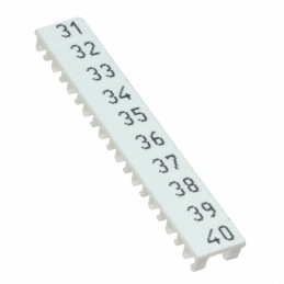 10 pcs : XW5Z-S2.5LB-31-40 - TB LABEL 2.5MM MARKING 31-40