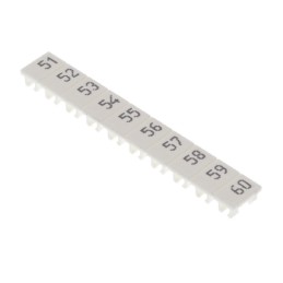 10 pcs : XW5Z-S4.0LB-51-60 - TB LABEL 4MM MARKING 51-60