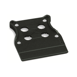 10 pcs : 713-127 - STRAIN RELIEF PLATE BLACK