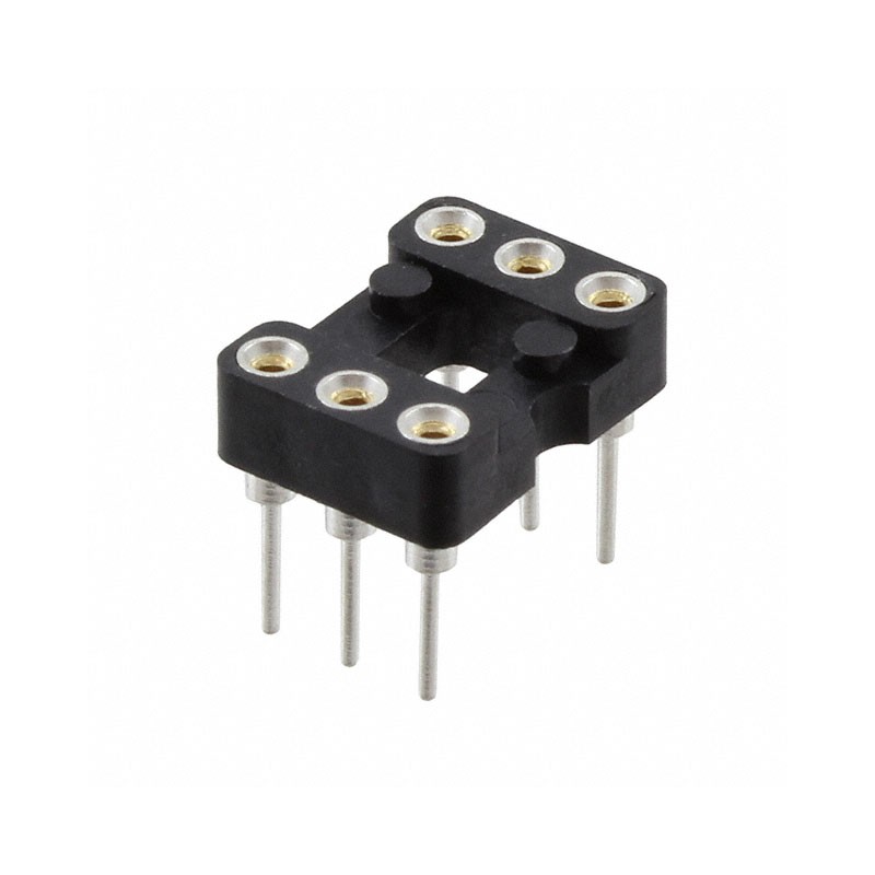 10 pcs : 111-47-306-41-001000 - CONN IC DIP SOCKET 6POS GOLD