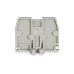 10 pcs : 869-385 - END PLATE WITH FIXING FLANGE M3