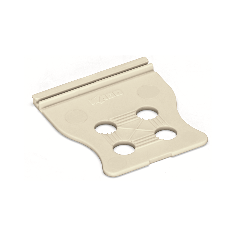 10 pcs : 734-129 - STRAIN RELIEF PLATE LIGHT GRAY