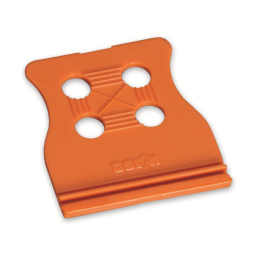 10 pcs : 734-229 - STRAIN RELIEF PLATE ORANGE