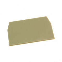 10 pcs : C9000686 - CONN TERM BLK END PLATE BEIGE
