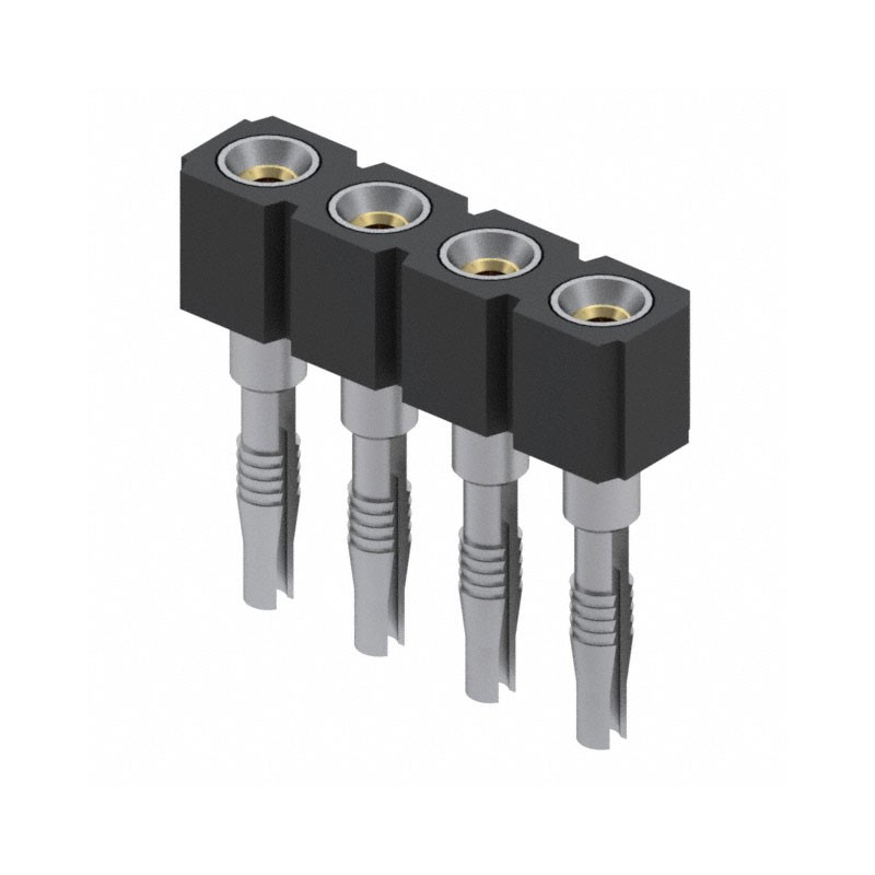 10 pcs : 346-93-104-41-013000 - CONN SOCKET SIP 4POS GOLD