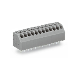 10 pcs : 250-102 - PCB TERMINAL BLOCK PUSH-BUTTON