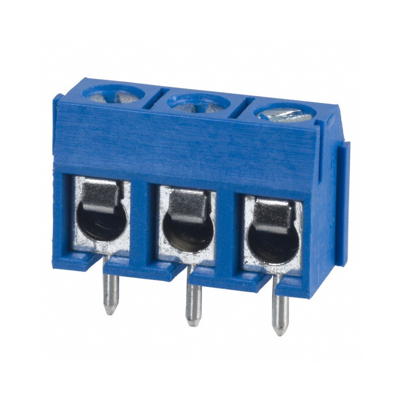 10 pcs : OSTTC032162 - TERM BLK 3P SIDE ENT 5.08MM PCB