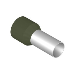 10 pcs : 0444200000 - CONN FERRUL DIN 1AWG OLIVE