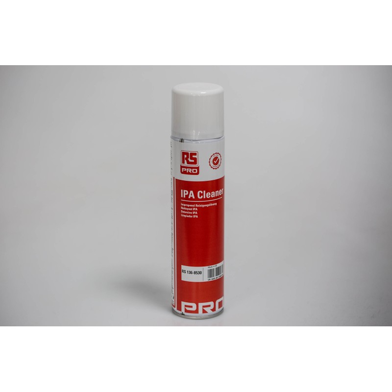 1 pcs - RS PRO 400 ml Aerosol Isopropyl Alcohol for Electronics, General Cleaning