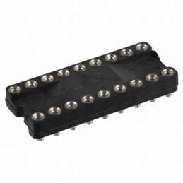 10 pcs : 214-99-318-01-670800 - CONN IC DIP SOCKET 18POS TINLEAD