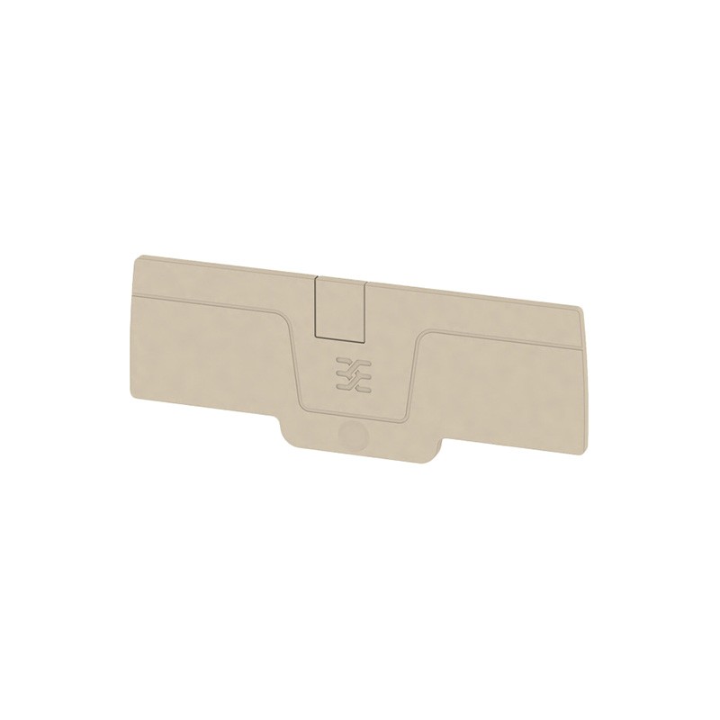 10 pcs : 2051900000 - CONN TERM BLK END PLATE BEIGE