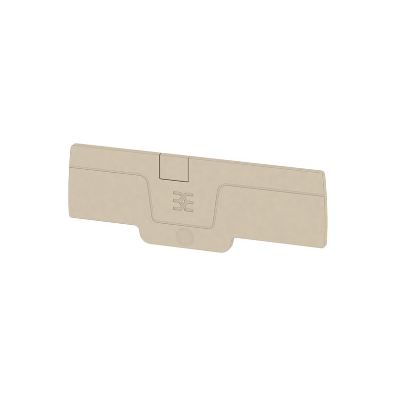 10 pcs : 1989970000 - CONN TERM BLK END PLATE BEIGE