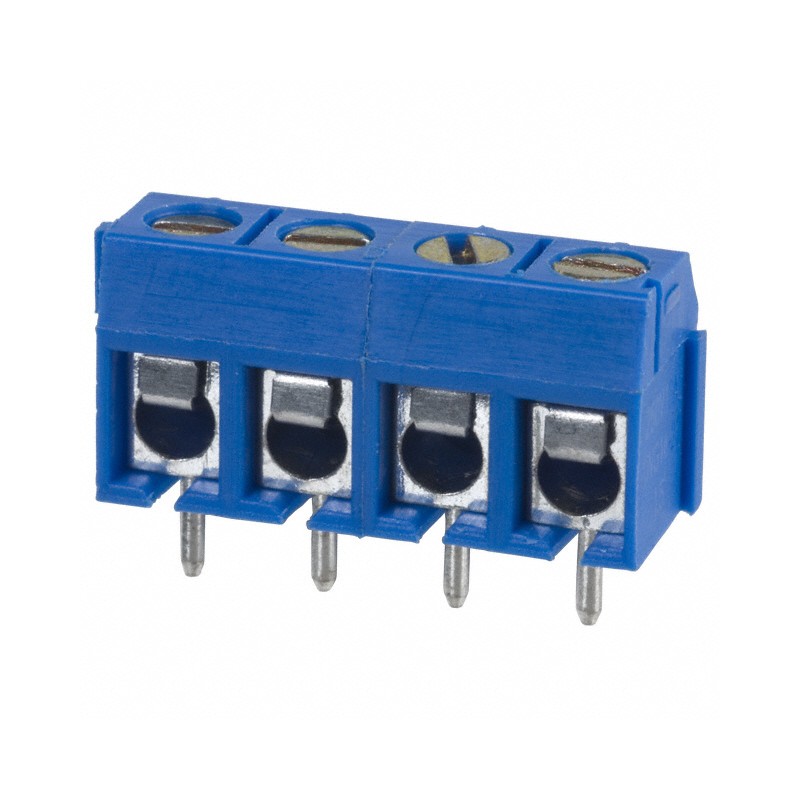 10 pcs : OSTTC040162 - TERM BLK 4POS SIDE ENTRY 5MM PCB