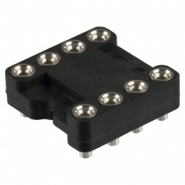 10 pcs : 214-99-308-01-670800 - CONN IC DIP SOCKET 8POS TIN-LEAD
