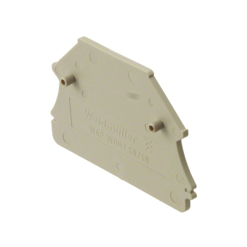 10 pcs : 1060000000 - CONN TERM BLK END PLATE RAIL BG
