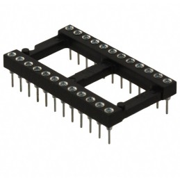 10 pcs : 110-44-624-41-001000 - CONN IC DIP SOCKET 24POS TIN