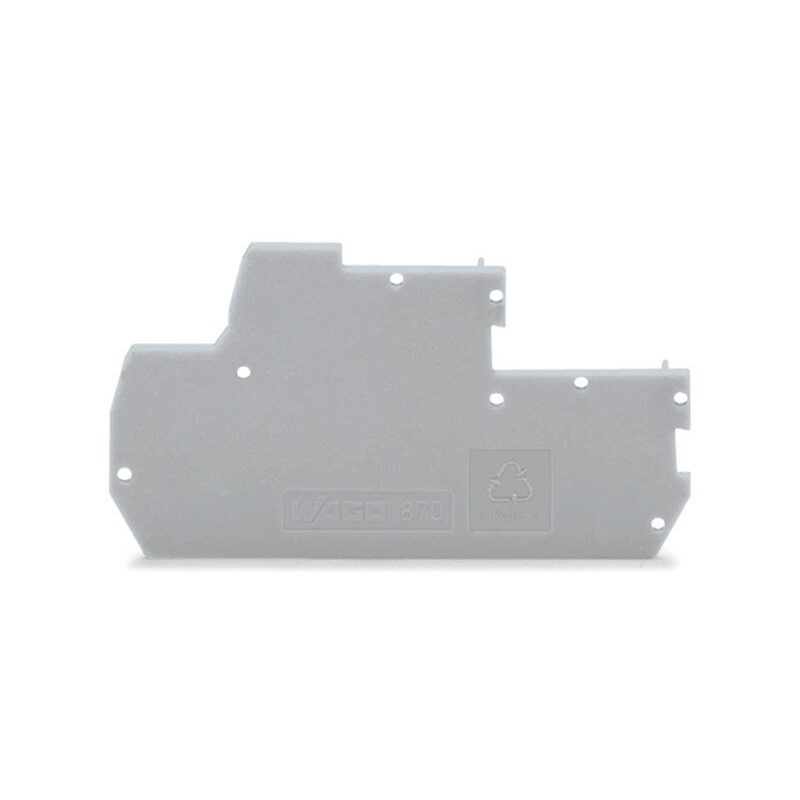 10 pcs : 870-118 - END AND INTERMEDIATE PLATE 1 MM