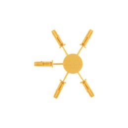 10 pcs : 1816150000 - CONN TERM BLK KEYING STAR YELLOW