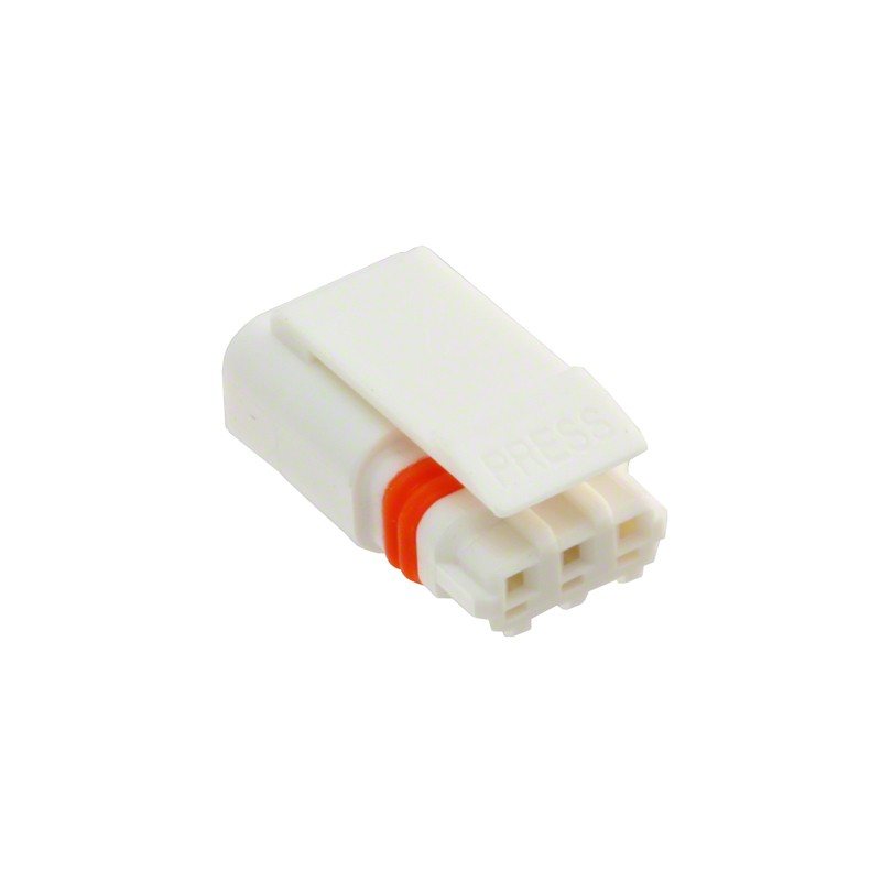 10 pcs : 1-2834074-3 - 3P PLUG, MINIATURE WATERPROOF CO