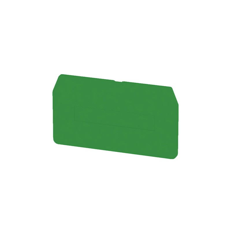 10 pcs : 1683920000 - CONN TERM BLK END PLATE GREEN