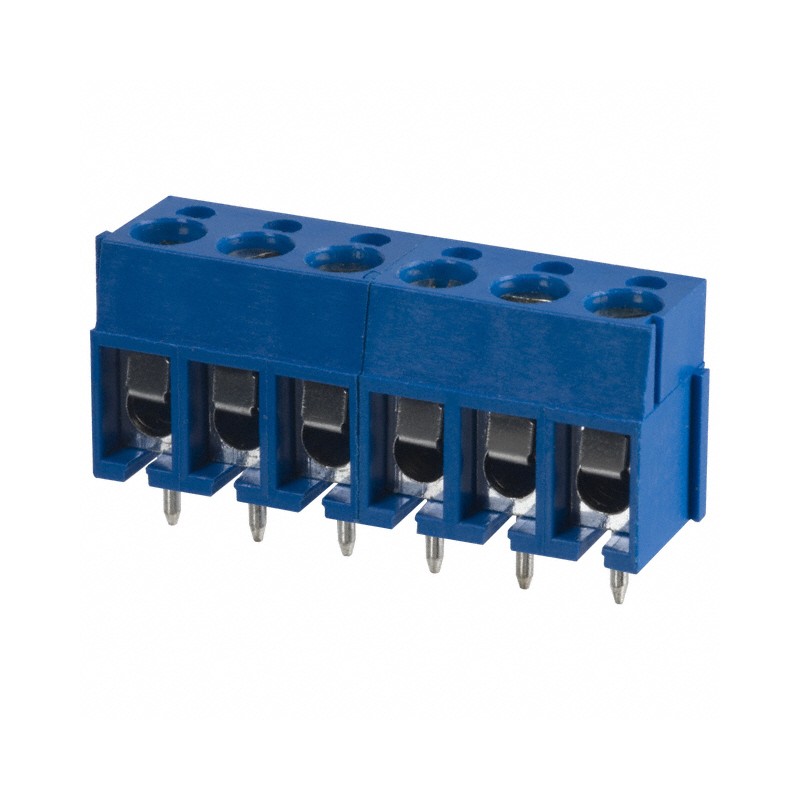 10 pcs : OSTTA060161 - TERM BLK 6POS SIDE ENTRY 5MM PCB