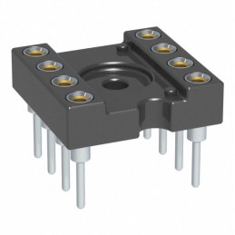 10 pcs : 210-43-308-41-001000 - CONN IC DIP SOCKET 8POS GOLD