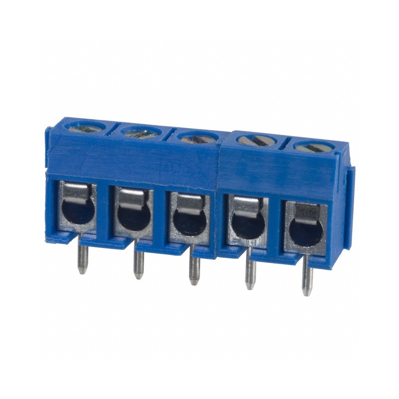 10 pcs : OSTTC052162 - TERM BLK 5P SIDE ENT 5.08MM PCB