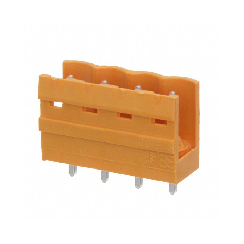 10 pcs : 1581340000 - TERM BLOCK HDR 4POS VERT 5MM