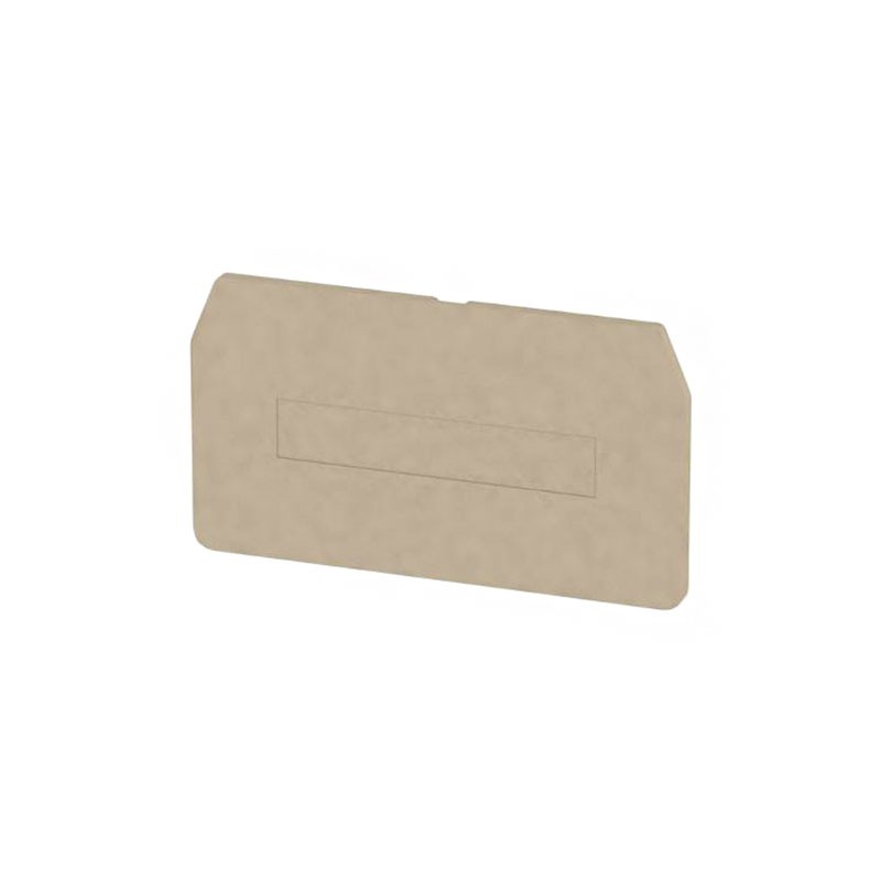 10 pcs : 1632090000 - CONN TERM BLK END PLATE RAIL BG