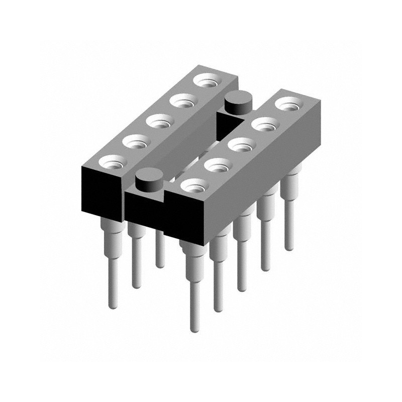 10 pcs : 116-87-210-41-006101 - CONN IC DIP SOCKET 10POS GOLD