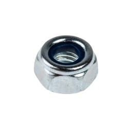 1 Bag of 100 - RS PRO, Zinc Plated Steel Lock Nut, DIN 985, M6