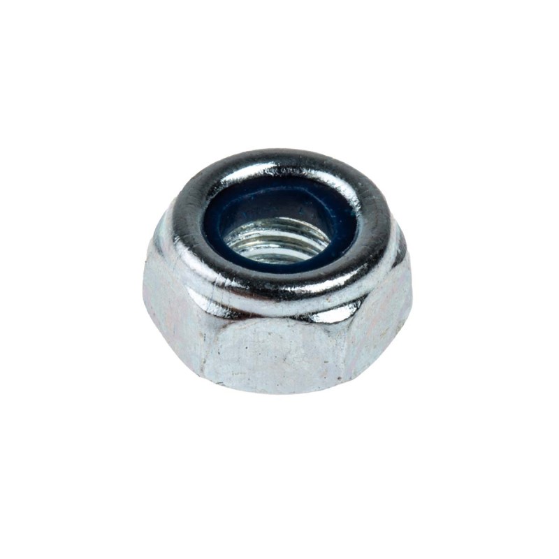 1 Bag of 100 - RS PRO, Zinc Plated Steel Lock Nut, DIN 985, M6