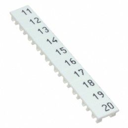 10 pcs : XW5Z-S4.0LB-11-20 - TB LABEL 4MM MARKING 11-20