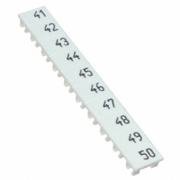 10 pcs : XW5Z-S4.0LB-41-50 - TB LABEL 4MM MARKING 41-50